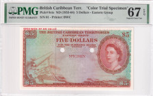 British Caribbean Territories, 5 Dollars, 1953/1964, UNC, p9cts, SPECIMEN

Estimate: USD 1500-3000