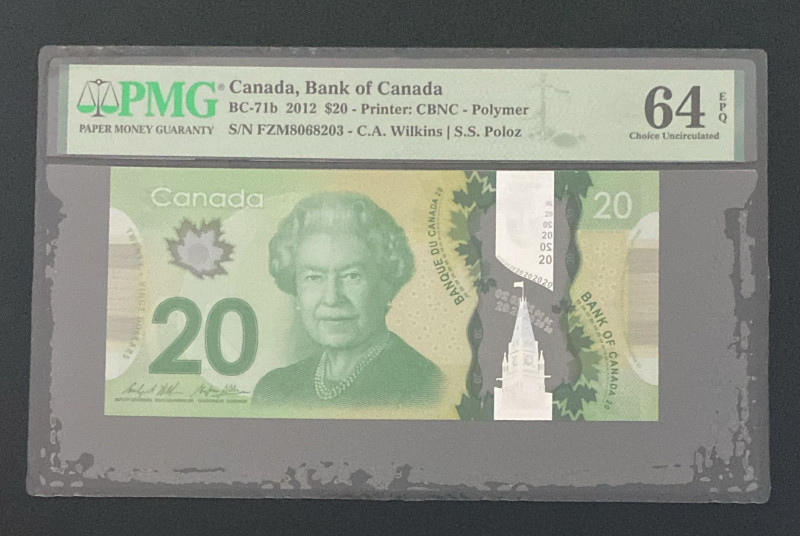 Canada, 20 Dollars, 2012, UNC, p108b

Estimate: USD 40-80