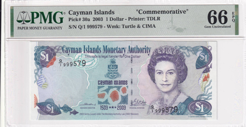 Cayman Islands, 1 Dollar, 2003, UNC, p30a

Estimate: USD 30-60