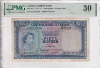 Ceylon, 50 Rupees, 1954, VF, p52

Estimate: USD 500-1000