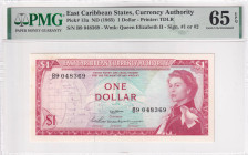 East Caribbean States, 1 Dollar, 1965, UNC, p13a

Estimate: USD 50-100
