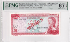 East Caribbean States, 1 Dollar, 1965, UNC, p13js, SPECIMEN

Estimate: USD 300-600