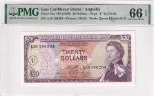 East Caribbean States, 20 Dollars, 1965, UNC, p15n

Estimate: USD 1000-2000