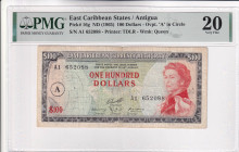East Caribbean States, 100 Dollars, 1965, VF, p16g

Estimate: USD 250-500