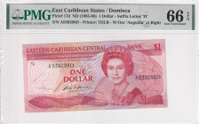 East Caribbean States, 1 Dollar, 1985/1988, UNC, p17d

Estimate: USD 50-100