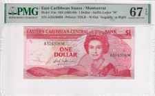 East Caribbean States, 1 Dollar, 1985/1988, UNC, p17m

Estimate: USD 40-80