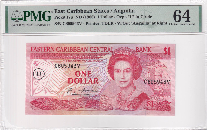 East Caribbean States, 1 Dollar, 1988, UNC, p17u

Estimate: USD 40-80