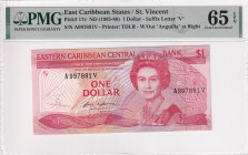 East Caribbean States, 1 Dollar, 1985/1988, UNC, p17v

Estimate: USD 40-80