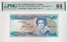 East Caribbean States, 10 Dollars, 1988/1993, UNC, p23a2

Estimate: USD 100-200