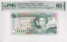 East Caribbean States, 5 Dollars, 1993, UNC, p26u

Estimate: USD 50-100