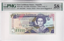 East Caribbean States, 50 Dollars, 1993, AUNC, p29u

Estimate: USD 150-300