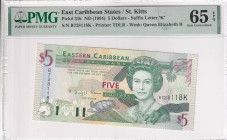 East Caribbean States, 5 Dollars, 1994, UNC, p31k

Estimate: USD 50-100