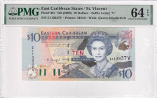 East Caribbean States, 10 Dollars, 2000, UNC, p38v

Estimate: USD 40-80