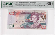 East Caribbean States, 20 Dollars, 2000, UNC, p39g

Estimate: USD 100-200