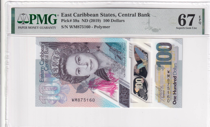 East Caribbean States, 100 Dollars, 2019, UNC, p59a

Estimate: USD 100-200