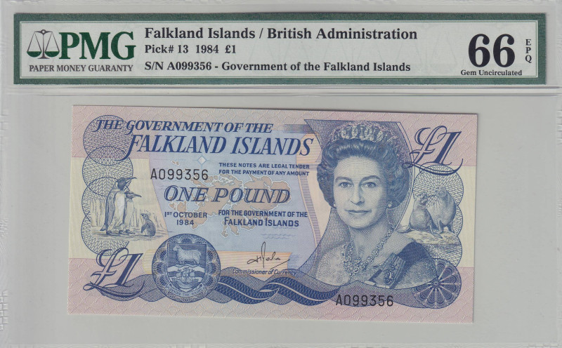 Falkland Islands, 1 Pound, 1984, UNC, p13

Estimate: USD 50-100