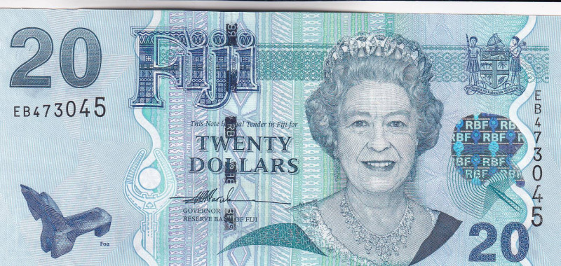 Fiji, 20 Dollars, 2007, UNC, p112

Estimate: USD 10-20