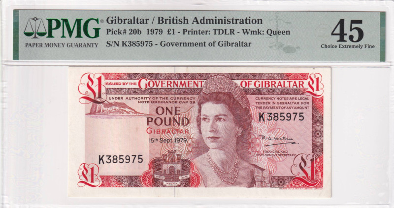 Gibraltar, 1 Pound, 1979, XF, p20b

Estimate: USD 25-50