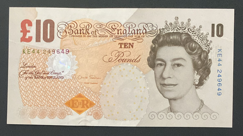 Great Britain, 10 Pounds, 2000, UNC, p389d

Estimate: USD 15-30