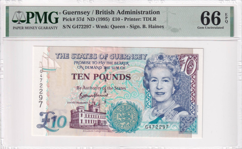 Guernsey, 10 Pounds, 1995, UNC, p57d

Estimate: USD 50-100