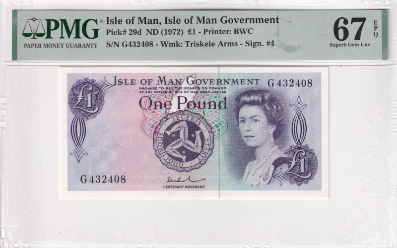 Isle of Man, 1 Pound, 1972, UNC, p29d

Estimate: USD 100-200