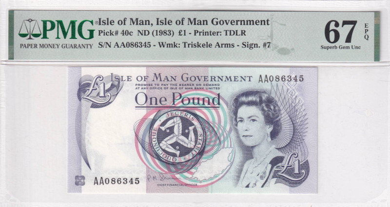 Isle of Man, 1 Pound, 1983, UNC, p40c

Estimate: USD 30-60