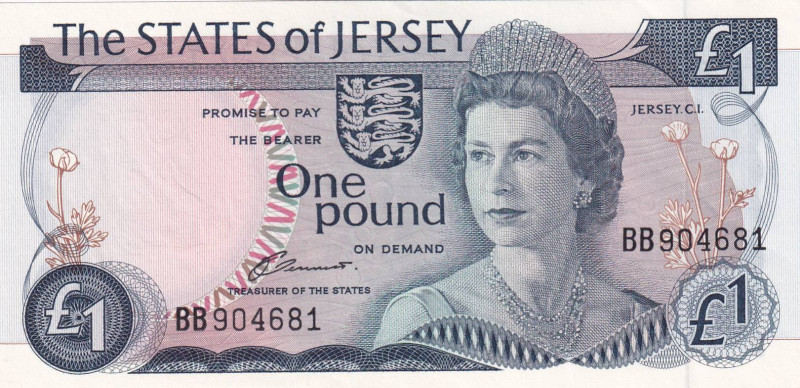 Jersey, 1 Pound, 1976/1988, UNC, p11

Estimate: USD 10-20