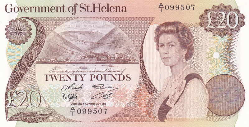 Saint Helena, 20 Pounds, 1986, UNC, p10a

Estimate: USD 50-100