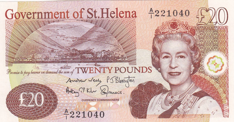 Saint Helena, 20 Pounds, 2012, UNC, p13b

Estimate: USD 30-60