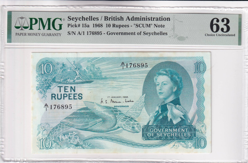 Seychelles, 10 Rupees, 1968, UNC, p15a

Estimate: USD 500-1000