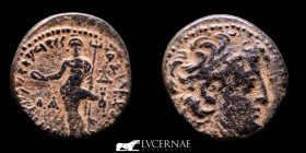 Demetrios II Nikator Bronze AE18 5,32 g. 18 mm. Berytos 129-125 B.C. Rare