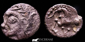 Celtic in central Gaul, Boii Silver Obol 0,36 g. 9 mm. Gaul 1st Century BC. Very fine