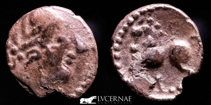 Central Europe, the Boii AR Obol. Roseldorf Type I. Circa 2nd - 1st century BC. ...