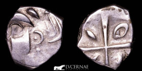 Celtic, Gallia. Volcae Tectosages. Silver Square Drachm 2.61 g. 15 mm. Gaul 2nd C.BC Good very fine