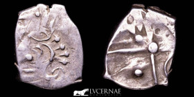 Celtic, Gallia, Tolosates Silver Square Drachm 2.68 g. 16 mm. Gaul 125-52 BC Good very fine