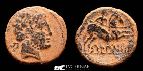 Beligiom Bronze As 8,77 g, 23 mm Belchite (Zaragoza) 120-20 B.C. gVF