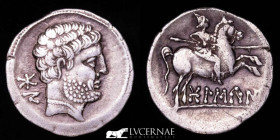 Bolskan Silver Denarius 3,95 g. 19 mm. Huesca S. II B.C. nEF