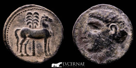 Carthaginians Bronze Calco 9,97 g. 23 mm. mobile military mint 215-209 Good very fine