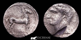 Carthaginians in Hispania Silver 1/2 Shekel 3,40 g. 17 mm Carthage 218-209 B.C. Good very fine