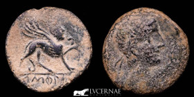 Castulo Bronze As 18,33 g. 30 mm. Hispania, Cazlona, Jaen 150 - 80 B.C. gVF