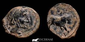 Castulo Bronze Semis 3,93 g., 22 mm. Hispania, Linares Jaén 180-150 B.C. gVF