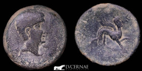 Castulo Bronze As 32,17 g. 35 mm. Cazlona, Jaen 180-150 BC gVF