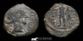 Corduba Bronze Semis 4,89 g, 20 mm. Corduba 44-45 B.C. Good very fine