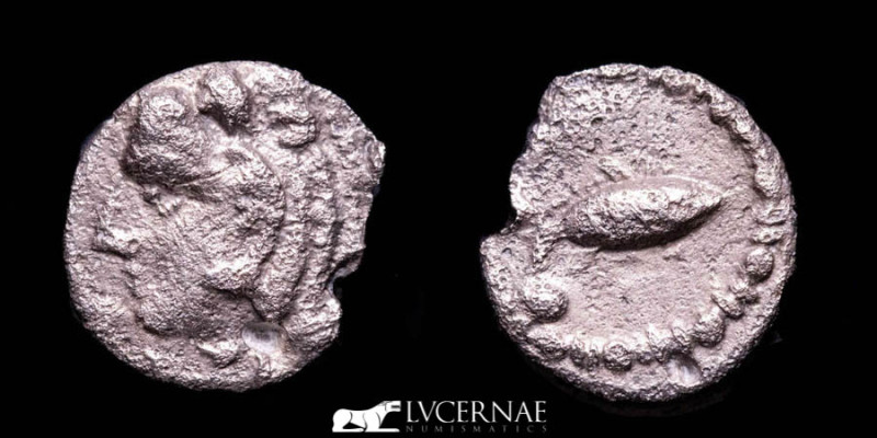 Ancient Hispania - Gades-Gadir (actual Cádiz), silver hemiobol (0,33 g. 8 mm.), ...