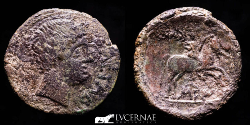 Ancient Hispania, Saiti (Játiva, Valencia). Bronze As (14,00 g, 29 mm), minted b...