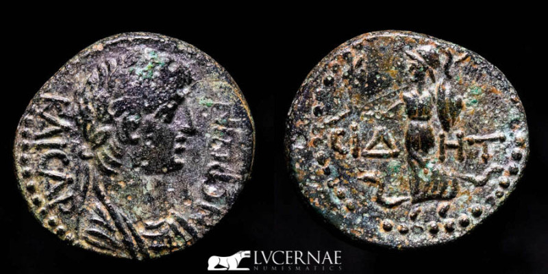 Roman Imperial, provincial. PAMPHYLIA. Side. Nero (54-68). AE 18 (4,46 g, 18 mm)...