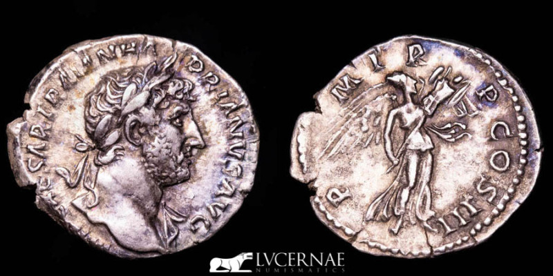 Roman Empire - Hadrian (117 - 138 A.D.), silver denarius, from Rome mint 119-122...