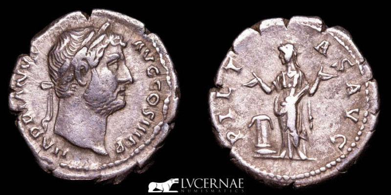 Roman Empire - Hadrian (AD 117 - 138) Silver denarius, (3,05 g., 18 mm.). From R...