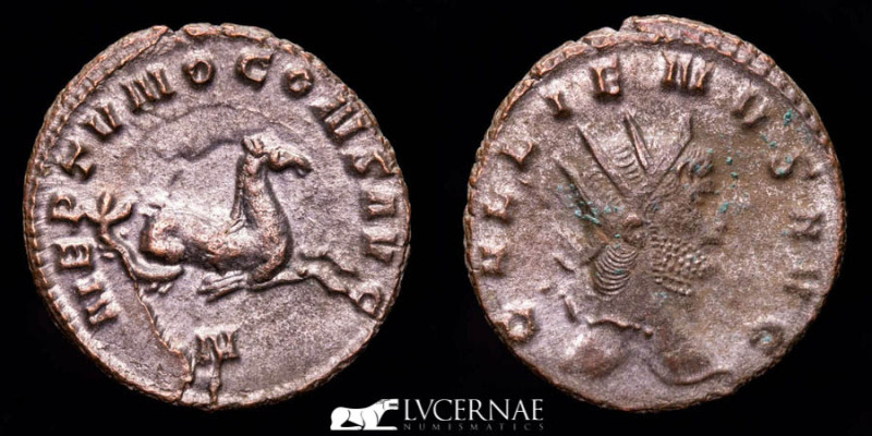 Roman Empire - Gallienus (253-268 AD) Æ Antoninianus (3.64 g, 20 mm.). Rome mint...