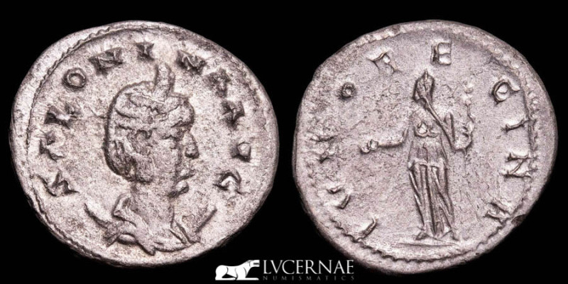 Roman Empire - Salonina (254-268 AD). Silvered BI antoninianus (3,87 g. 23 mm.)....